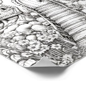 魔法の妖精の家アダルトカラーリング ポスター (角)