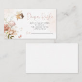 魔法の妖精の庭おむつラッフルカード エンクロージャーカード (正面/裏面)