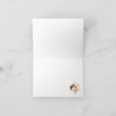 魔法の妖精の庭のベビーシャワー感謝カード サンキューカード (内部)