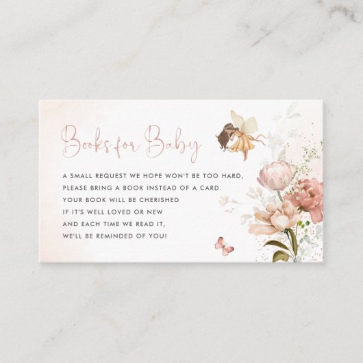 魔法の妖精の庭の本ベビーカード エンクロージャーカード (正面)