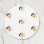 魔法の妖精の庭の赤ちゃんシャワー フェイバータグ (裏面)