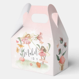 魔法の妖精の庭をテーマにしたパーティーボックス フェイバーボックス