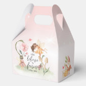 魔法の妖精の庭をテーマにしたパーティーボックス フェイバーボックス (裏面)