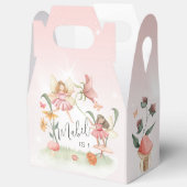 魔法の妖精の庭をテーマにしたパーティーボックス フェイバーボックス (見開き)