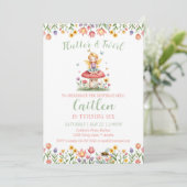 魔法の妖精の庭誕生日キノコの花 招待状 (スタンド正面)