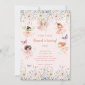 魔法の妖精の最初の誕生日、妖精バッシュ 招待状 (正面)
