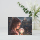 魔法の妖精の村の子供 ポストカード (スタンド正面)