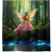 魔法の妖精の森 シャワーカーテン (正面)