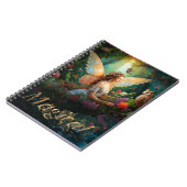 魔法の妖精の池魔法の装飾文字 ノートブック (左側)