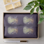 魔法の妖精の白い花の白熱ファンタジーの芸術 薄葉紙 (ギフト)