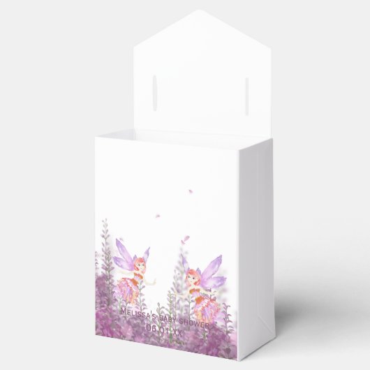 魔法の妖精の紙好意ボックス、テント3x1.5x3.25 フェイバーボックス (オープン)