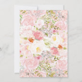 魔法の妖精の誕生日お礼カード 招待状 (裏面)