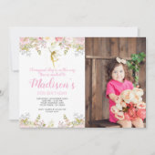 魔法の妖精の誕生日の招待状の写真 招待状 (正面)