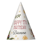 魔法の妖精の誕生日パーティーの帽子 パーティーハット (正面)