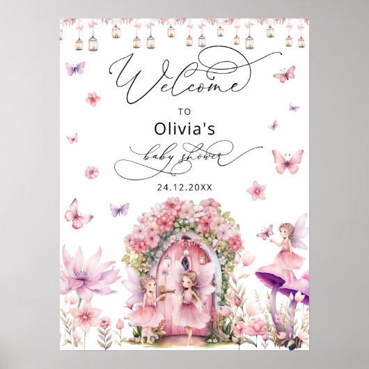 魔法の妖精の赤ちゃんシャワーへようこそ ポスター (正面)