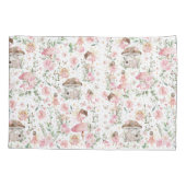 魔法の妖精の魅惑された森をテーマにした少女子供部屋 枕カバー (裏面)