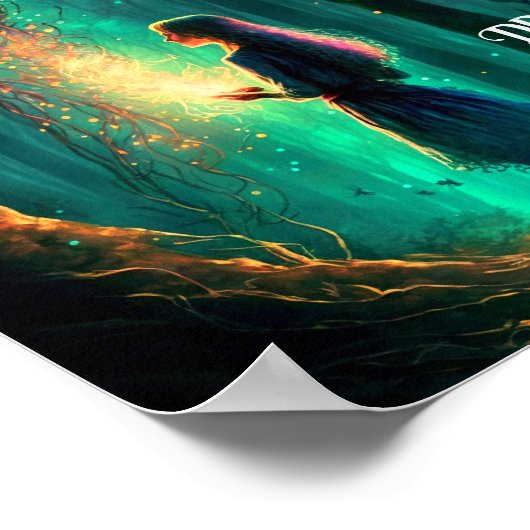 魔法の妖精の魔法の森の夢来真 ポスター (角)