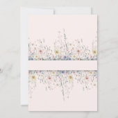 魔法の妖精の1歳誕生日パーティー、妖精の祭典 招待状 (裏面)