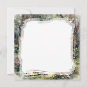 魔法の妖精をテーマにした女の子の誕生日 カード (裏面)