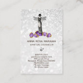 *~*魔法の妖精アメジストの宝石ヴィンテージ 名刺 (裏面)