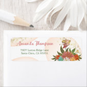 魔法の妖精ウッドランドお洒落フォレストアドレス ラベル (インサイチュ)