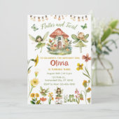 魔法の妖精エンチャントフォレストガール誕生日 招待状 (スタンド正面)