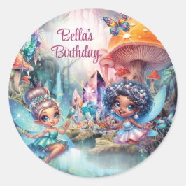 魔法の妖精シール ラウンドシール