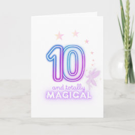 魔法の妖精スパークル 10歳の誕生日 カード