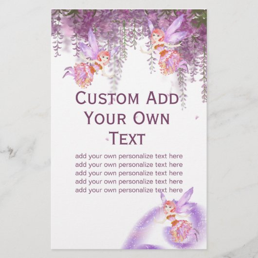 魔法の妖精テーマカスタムDIY文字を追加 (正面)