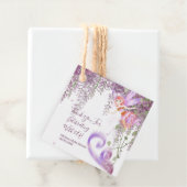 魔法の妖精テーマサンキューパーティー好意ラベル フェイバータグ (インサイチュ)