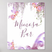 魔法の妖精テーマミモサバーの看板ポスター ポスター (正面)