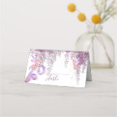 魔法の妖精テーマ折り畳まれた座席表テーブルカード プレイスカード (正面)