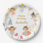 魔法の妖精パーティー ペーパープレート (正面)