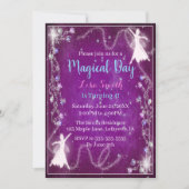 魔法の妖精パープルスターリーナイトバースデーパーティー 招待状 (正面)