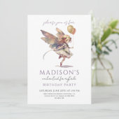 魔法の妖精ピクシー童話の誕生日パーティー 招待状 (スタンド正面)