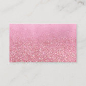 魔法の妖精ピンクのフローラガーデンおむつラッフル エンクロージャーカード (裏面)