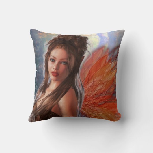 魔法の妖精ファンタジー クッション (裏面)