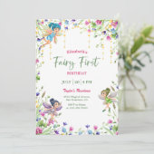 魔法の妖精ファースト・ガール1st誕生日パーティー 招待状 (スタンド正面)