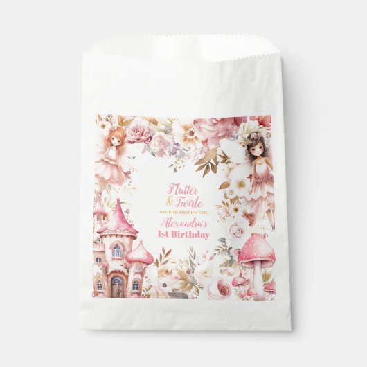 魔法の妖精フローラガーデンピクシー1st誕生日 フェイバーバッグ (正面)