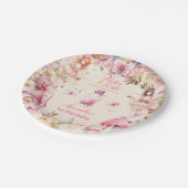 魔法の妖精フローラガーデンピクシー1st誕生日 ペーパープレート (アングル)