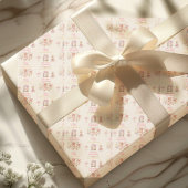 魔法の妖精フローラガーデンピクシー1st誕生日 ラッピングペーパー