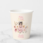 魔法の妖精フローラガーデンピクシー1st誕生日 紙コップ (正面)