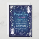 魔法の妖精ブルースターリーナイトバースデーパーティー 招待状 (正面)