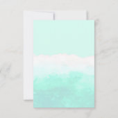 魔法の妖精マーメイドガールの誕生日パーティー サンキューカード (裏面)