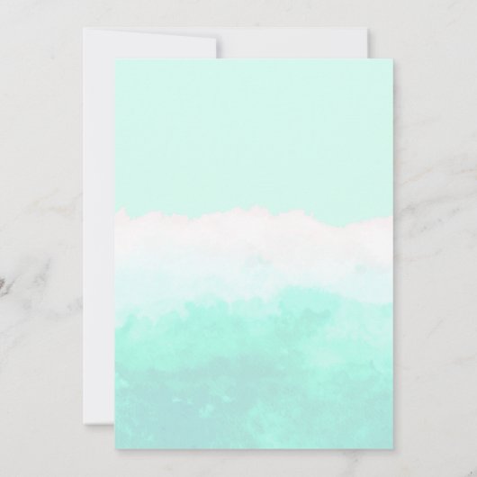 魔法の妖精マーメイドガールの誕生日パーティー 招待状 (裏面)