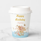 魔法の妖精マーメイドガールの誕生日パーティー 紙コップ (正面)