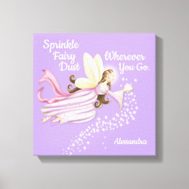 魔法の妖精ラベンダーキャンバス キャンバスプリント