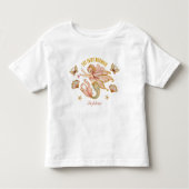 魔法の妖精人魚の幼児誕生日シャツ トドラーTシャツ (正面)