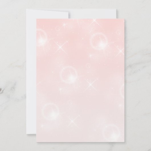 魔法の妖精庭園 お誕生日おめでとうございます 招待状 招待状 (裏面)