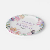 魔法の妖精誕生日ベビーシャワー ペーパープレート (アングル)